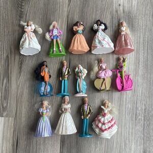 Lot Of 14 Vtg 1990s Mcdonalds BARBIE & KEN Happy Meal Toys